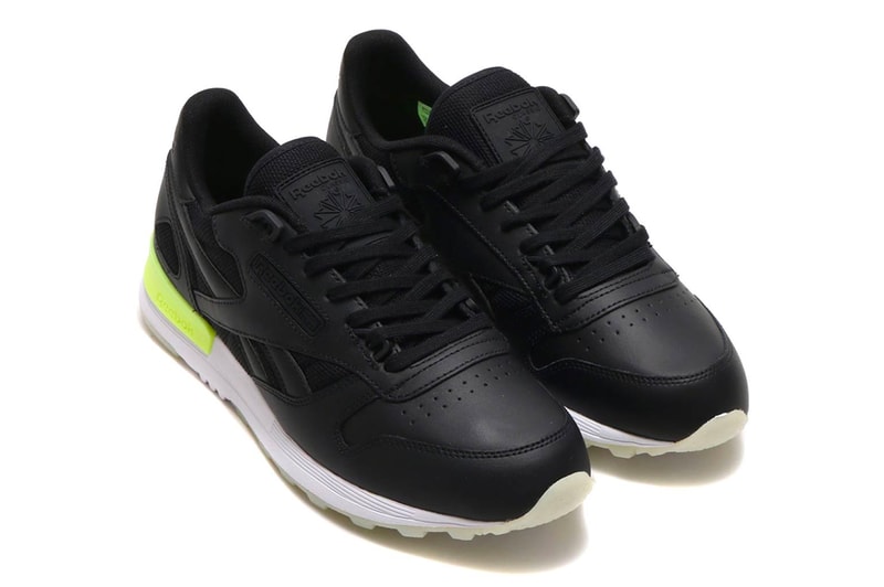 Reebok Classic Leather 2.0 Glow In The Dark Pack Release Neon Volt White Black