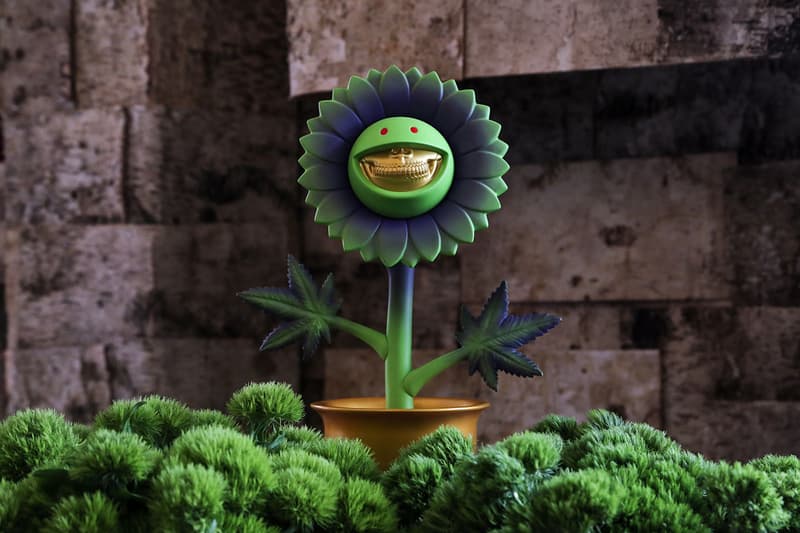 Ron English Compound SpongeBob Ganja Grin Sculpture Made By Monsters Set Free