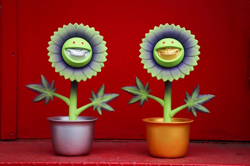 Ron English Compound SpongeBob Ganja Grin Sculpture Made By Monsters Set Free