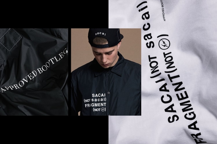 sacai & fragment design Link Up on Capsule of "Official Bootlegs"