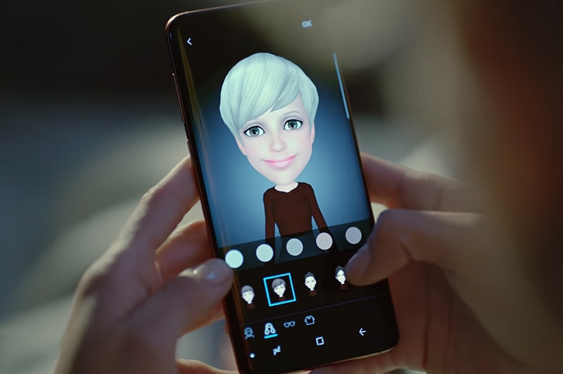 Samsung Patent Video Chat 3D AR Emoji avatar