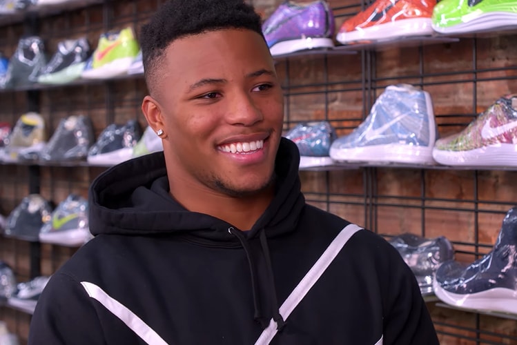 Saquon Barkley Does Some 'Sneaker Shopping' Before the NFL Draft