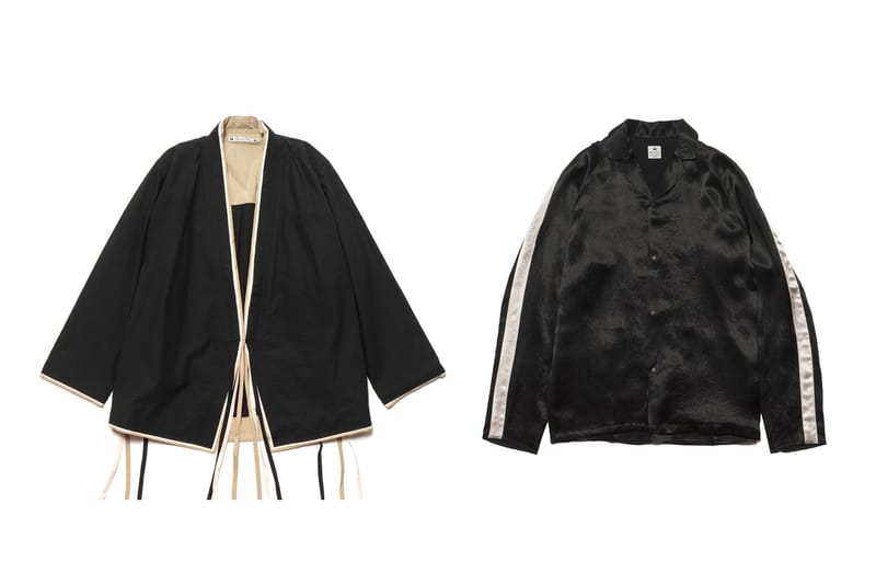 Sasquatchfabrix.'s Jinbei & Notched Collar Satin Shirts Are Now Available