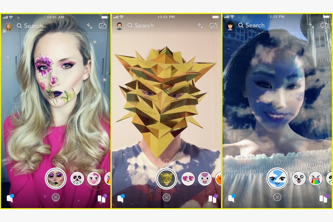 Snapchat Face FIlters Build Your Own Lens Studio custom personalized giphy integration