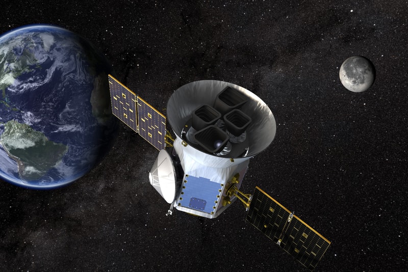 spacex nasa tess telescope space elon musk transiting exoplanet survey satellite astronomy