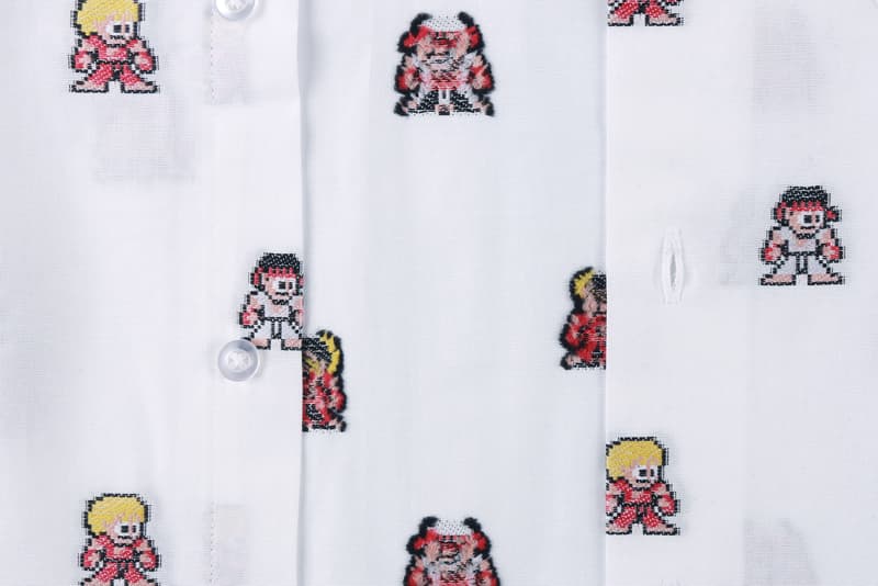 Street Fighter II Naked Famous Round 2 Collaboration collection denim jeans button down up shirts 2018 release date info drop