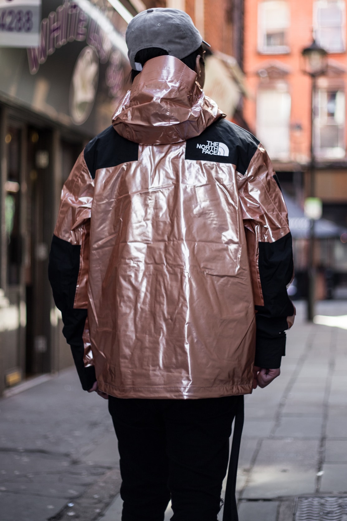 Supreme The North Face Spring/Summer 2018 Streetsnaps Street Style London Paris Tokyo New York Store Release Drop Soho Clothing For Sale Buy Shop Online Metallic