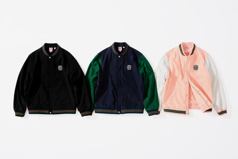 Supreme x Lacoste Spring 2018 Collection Shirts Polos René Lacoste French Paris Tennis Supreme New York Fashion Streetwear Bucket hats Bum Bags Valour Track Pants Track suit 3m reflective varsity jacket