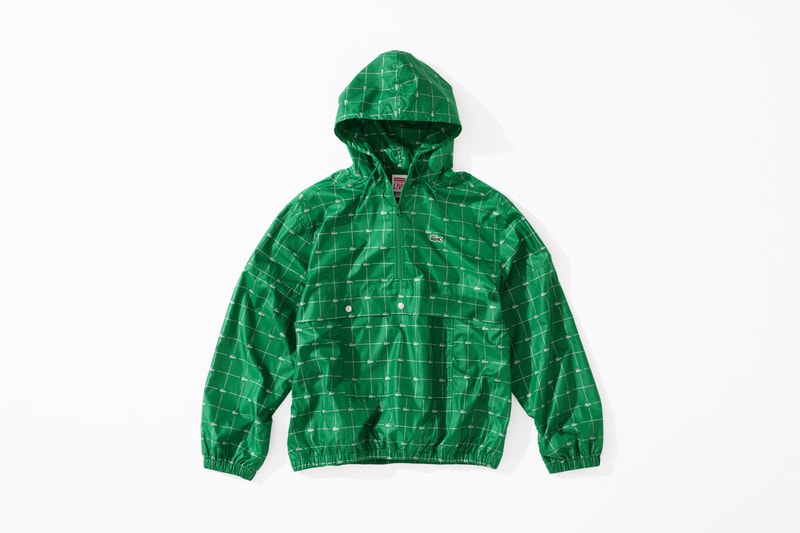 Supreme x Lacoste Spring 2018 Collection Shirts Polos René Lacoste French Paris Tennis Supreme New York Fashion Streetwear Bucket hats Bum Bags Valour Track Pants Track suit 3m reflective varsity jacket