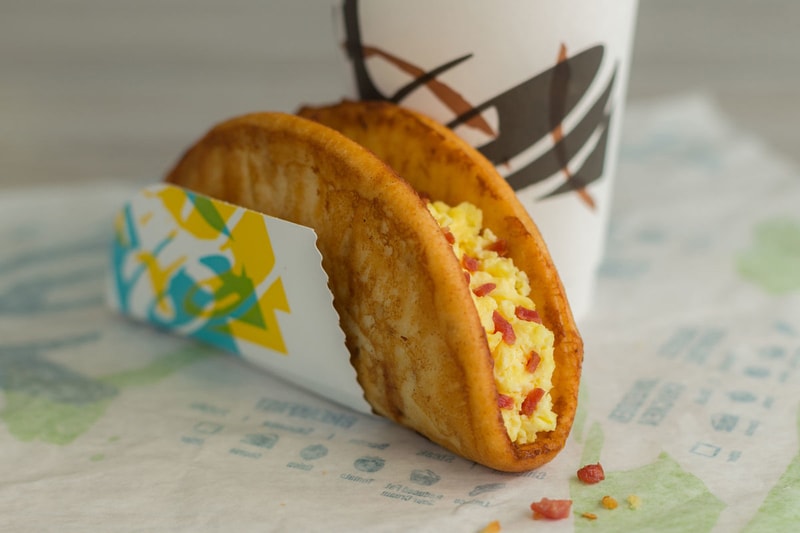 Taco Bell French Toast Chalupa Naked Egg Queso Quesarito Beefy Crunch Burrito breakfast menu