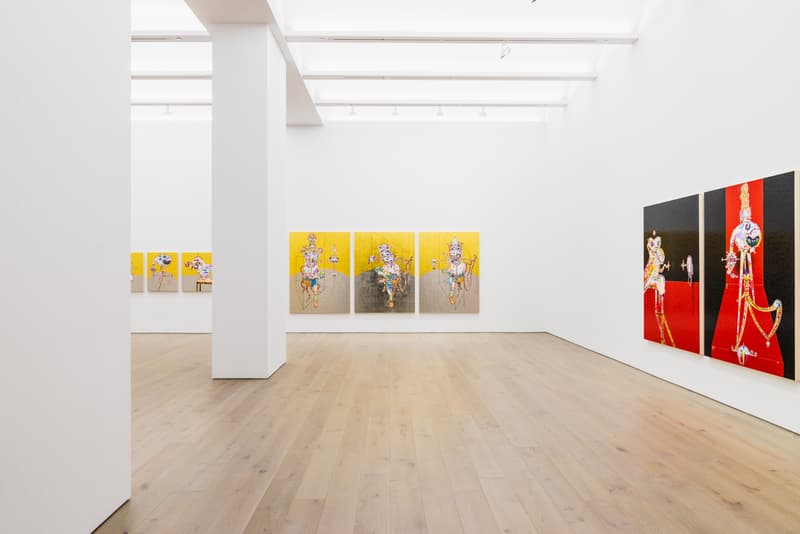 takashi murakami gallerie perrotin heads heads exhibition paintings francis bacon soga shohaku art artworks