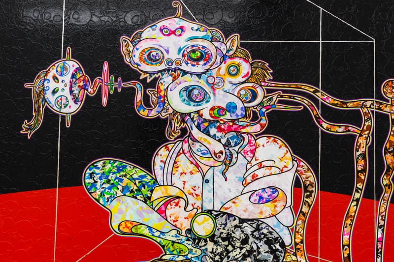 takashi murakami gallerie perrotin heads heads exhibition paintings francis bacon soga shohaku art artworks