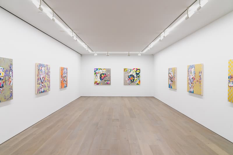 takashi murakami gallerie perrotin heads heads exhibition paintings francis bacon soga shohaku art artworks