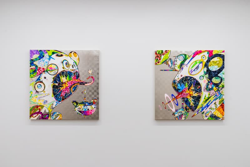 takashi murakami gallerie perrotin heads heads exhibition paintings francis bacon soga shohaku art artworks