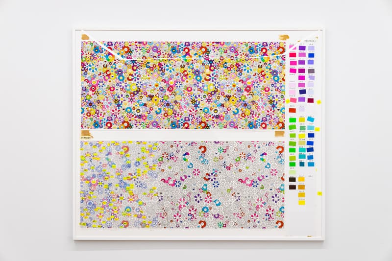takashi murakami gallerie perrotin heads heads exhibition paintings francis bacon soga shohaku art artworks