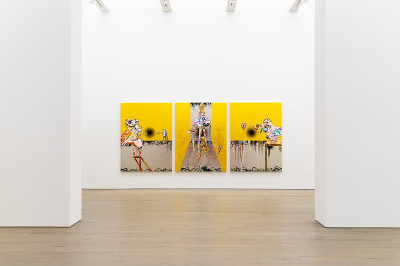 takashi murakami gallerie perrotin heads heads exhibition paintings francis bacon soga shohaku art artworks