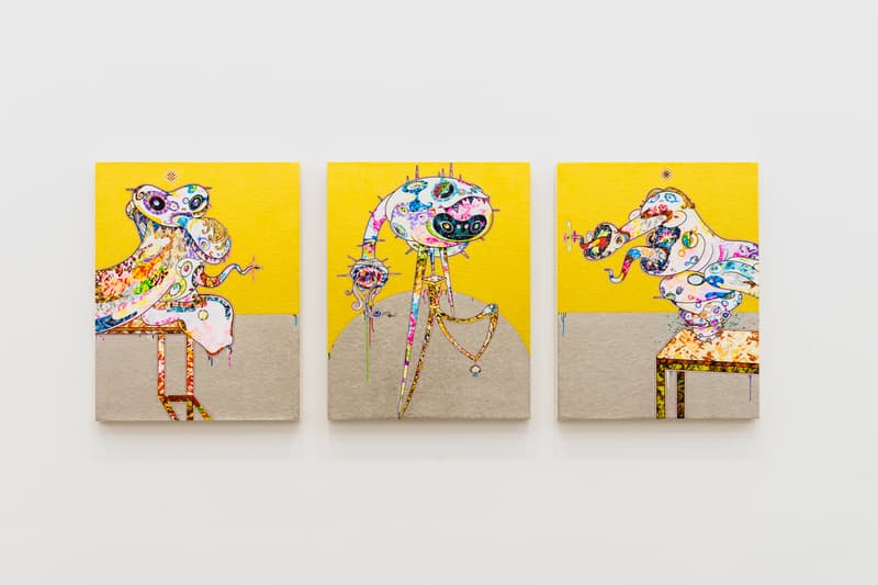 takashi murakami gallerie perrotin heads heads exhibition paintings francis bacon soga shohaku art artworks