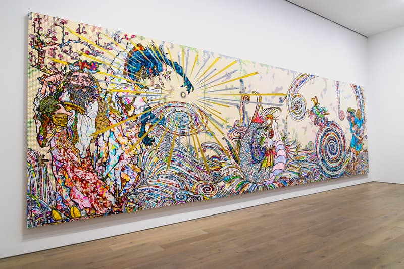 takashi murakami gallerie perrotin heads heads exhibition paintings francis bacon soga shohaku art artworks