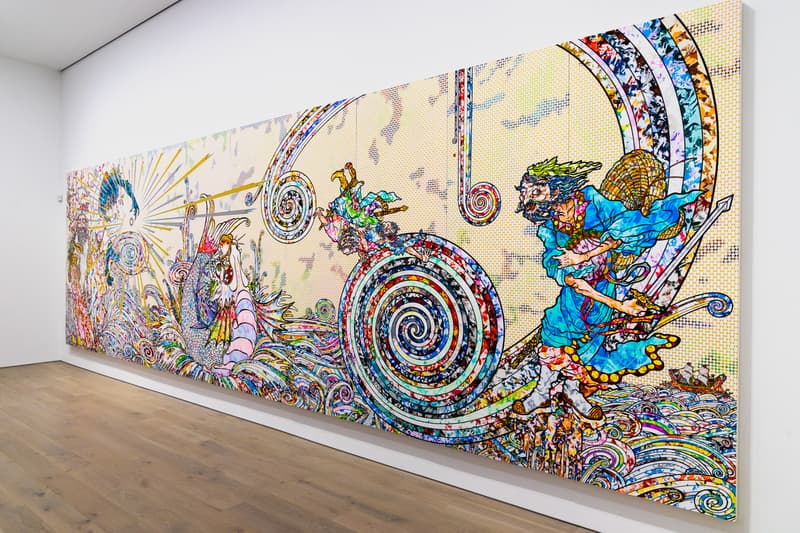 takashi murakami gallerie perrotin heads heads exhibition paintings francis bacon soga shohaku art artworks