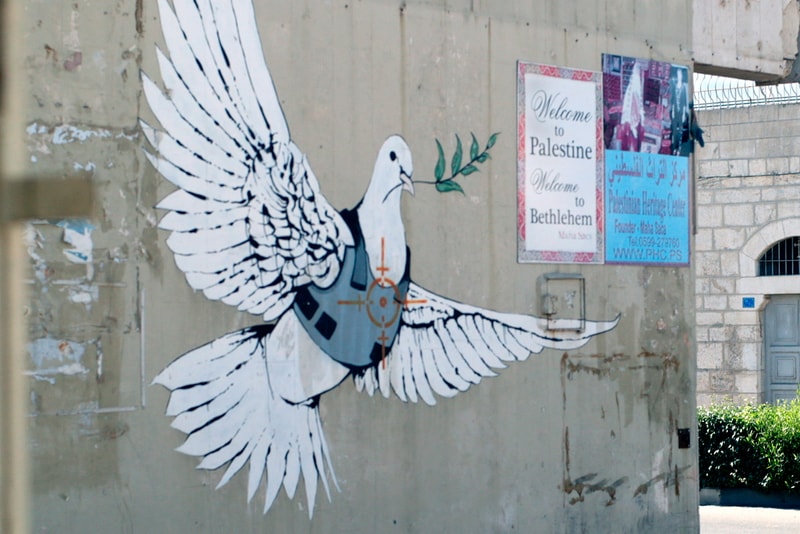 the man who stole banksy marco proserpio tribeca film festival israel palestine walled off hotel walid the beast art documentary artwork street art graffiti