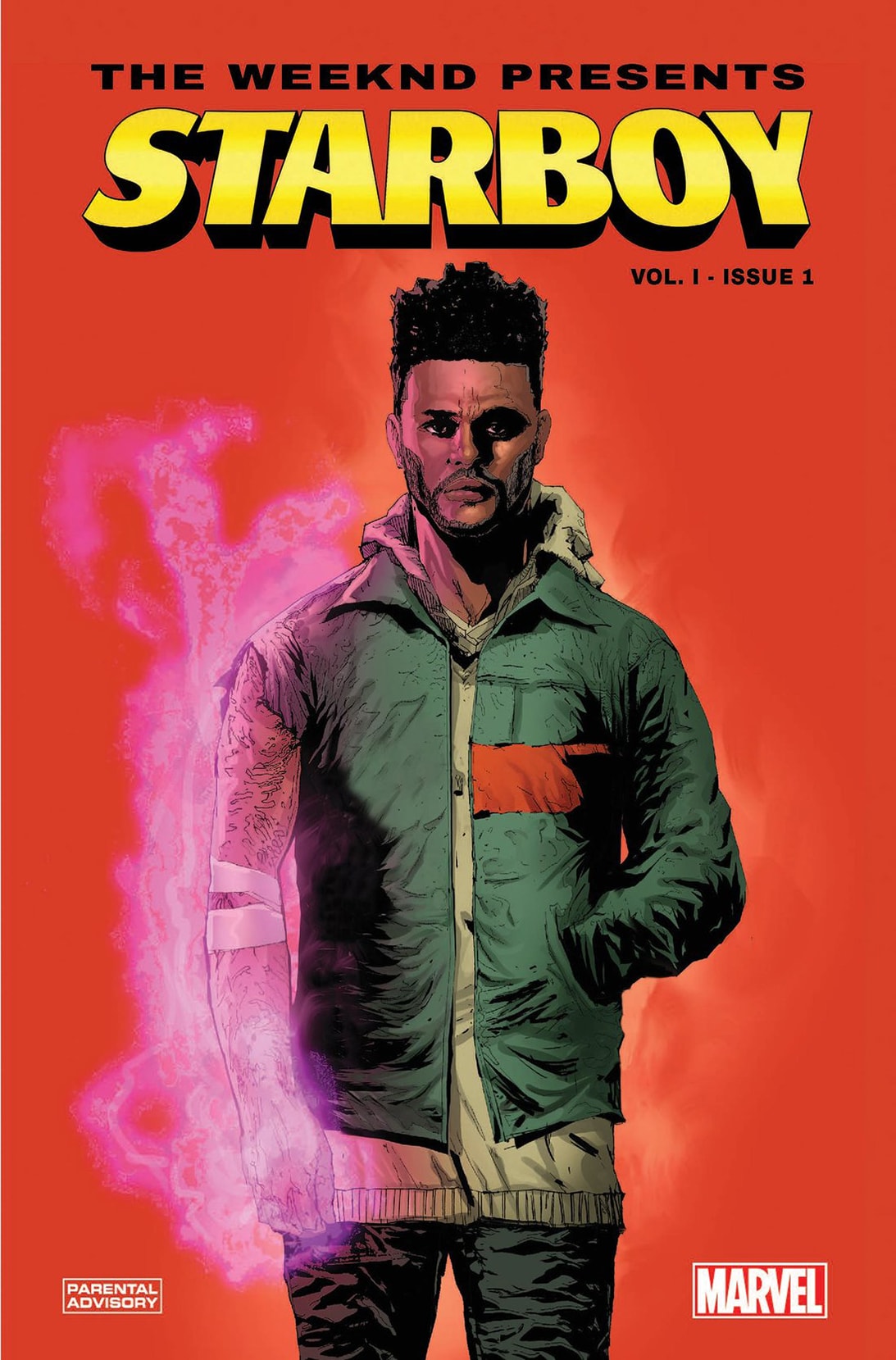 The Weeknd Starboy Marvel Comic inside preview june 13 release april 19 2018 debut launch exclusive abel tesfaye