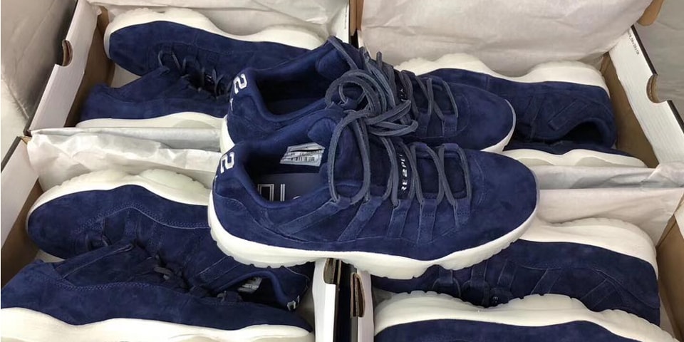 Sneakers Low Derek Jeter Re2pect Retro 11 Low Jeter Nike Jeans