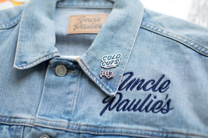 Uncle Paulie's Deli and Artist Dan Mcgee Link up on an Embroidered Denim Jacket Capsule