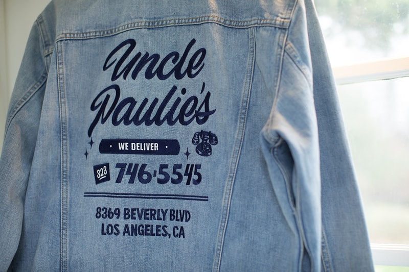 Uncle Paulie's Deli Dan Mcgee Denim Jackets trucker embroidery release info