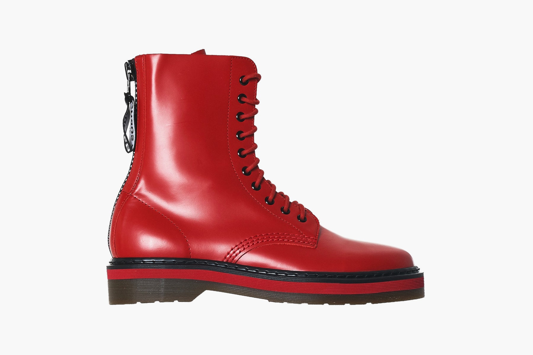 UNDERCOVER Spiritual Noise Combat Boots release info black red spring summer 2018