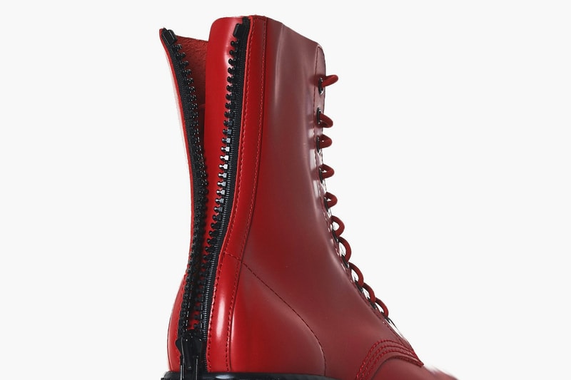 UNDERCOVER Spiritual Noise Combat Boots release info black red spring summer 2018