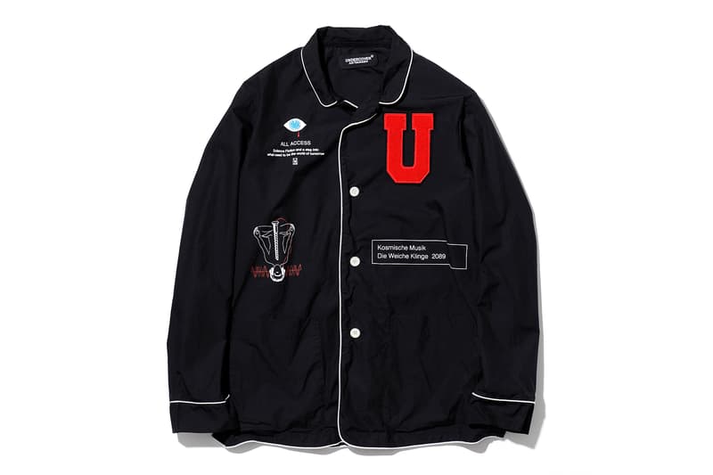 UNDERCOVER Pajama shirts District UNITED ARROWS Black White Spiritual Noise Silk exclusive drop april 13 2018 spiritual noise