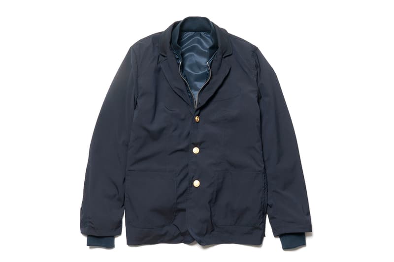 Uniform Experiment Reversible MA-1 Bomber Release Blouson Non Padding Navy