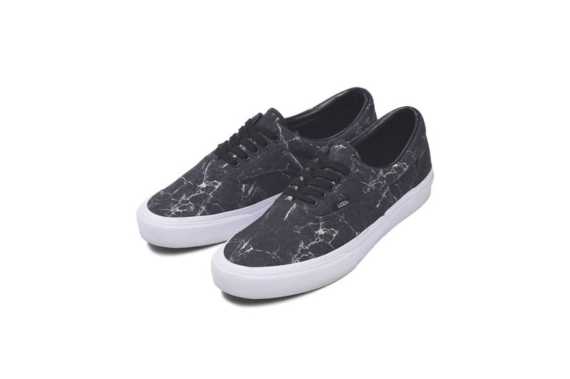Vans japan fabrics collection monalisa digital print era old skool slip on sneaker shoe april 17 2018 drop release abc mart leaf marble paper