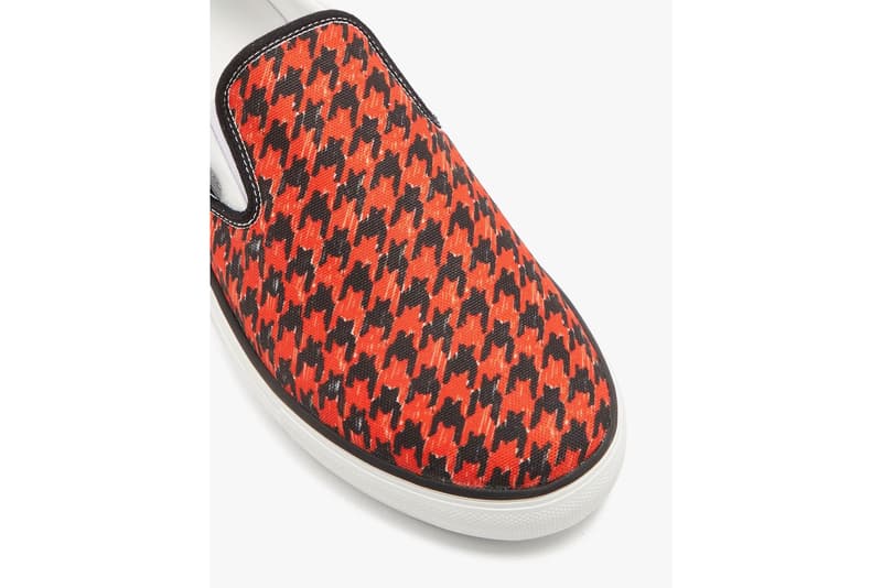 Vetements Houndstooth Slip-On release info sneakers footwear red black