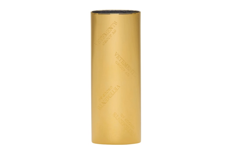 Vetements Monogram Lighter Cases silver gold brass accessories