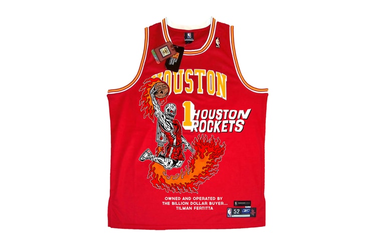 Warren Lotas Unveils Houston Rockets Basketball Jersey