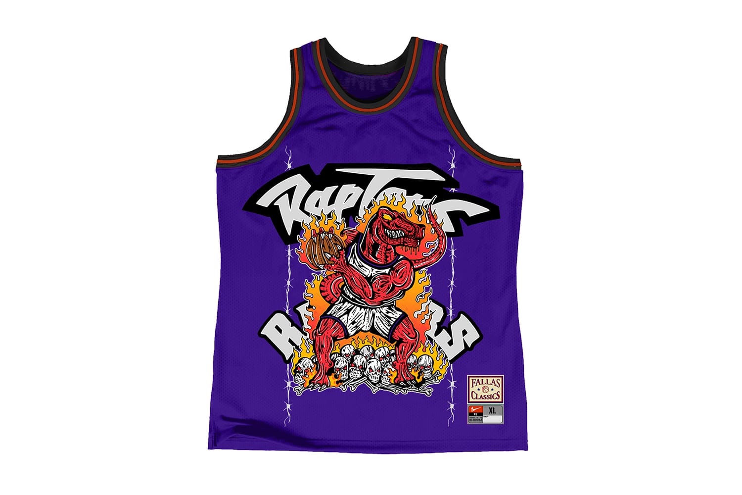 custom purple raptors jersey