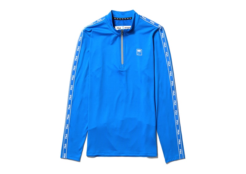 Weekday x Fila Spring/Summer 2018 SS18 Collaboration Collab 20-Piece Collection Releases April 18th In-Store April 19th Online Womenswear Menswear Joggers Leggings Shorts Windbreakers Sports Tops Tees Sweatshirts Light Grey Pure White Light Pink Blue Performance Athletic How to Cop Buy Purchase