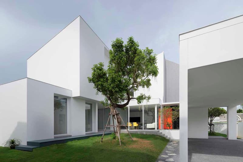 White Box Ayutt and Associates Homes Houses Modern Interior Exterior Bangkok Thailand Interior Exterior Building Inspiration Influence Minimalist