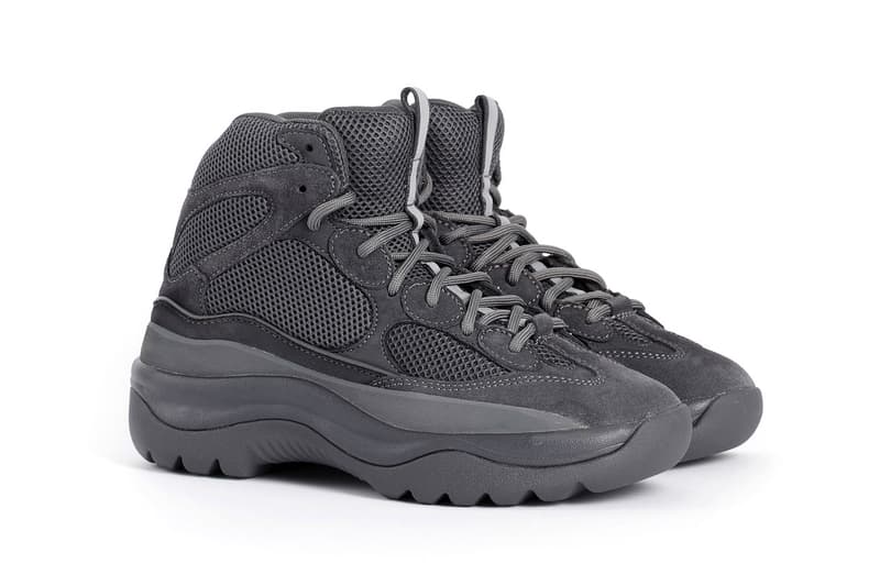 YEEZY Season 6 Desert Rat Boot Graphite Suede release info kanye west