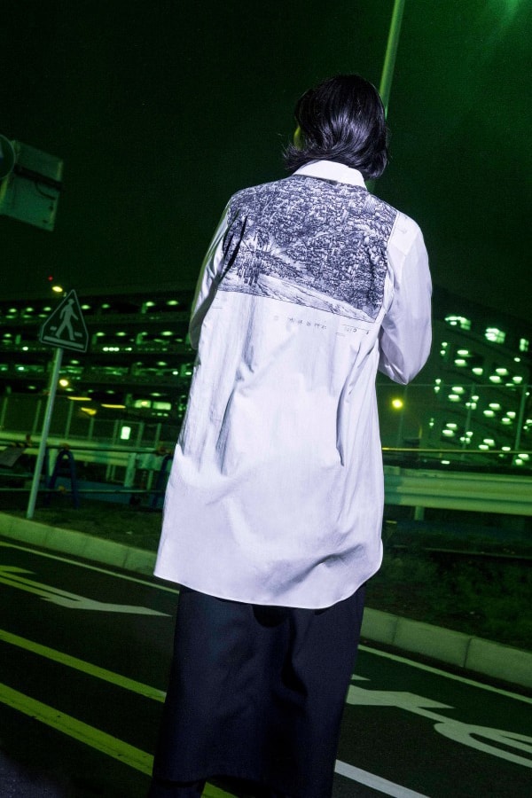 Yohji Yamamoto Ground Y Ghost in the shell Mamoru Oshii collaboration collection spring summer 2018 anime