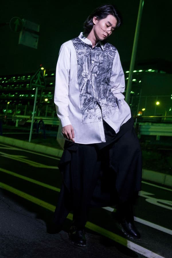 Yohji Yamamoto Ground Y Ghost in the shell Mamoru Oshii collaboration collection spring summer 2018 anime