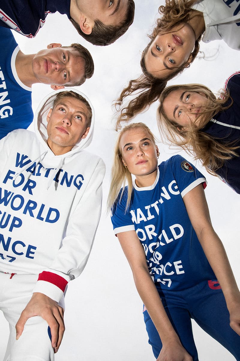 66North 2018 World Cup Capsule Collection FIFA Iceland Competing 1947 Soccer Jersey Shirt Football Graphic Hoodie Scarf Tracksuit