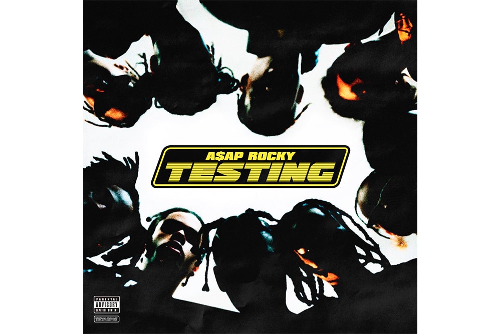 A$AP Rocky Testing Album Cover Art Features AWGE Kid Cudi Skepta Moby