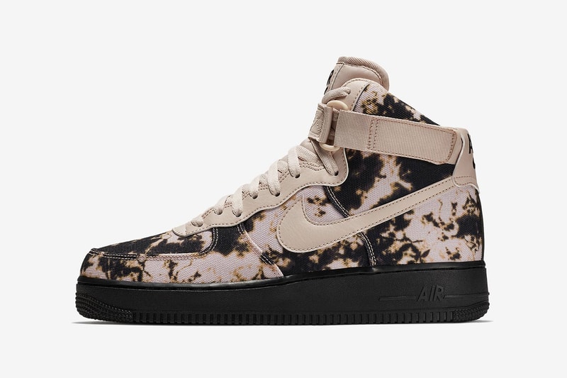 Nike Air Force 1 High Acid-Wash Sneakers streetwear