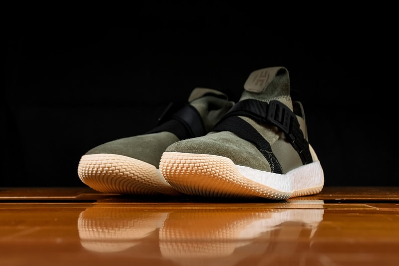 adidas Harden LS 2 Buckle release info sneakers footwear lifestyle olive black boost