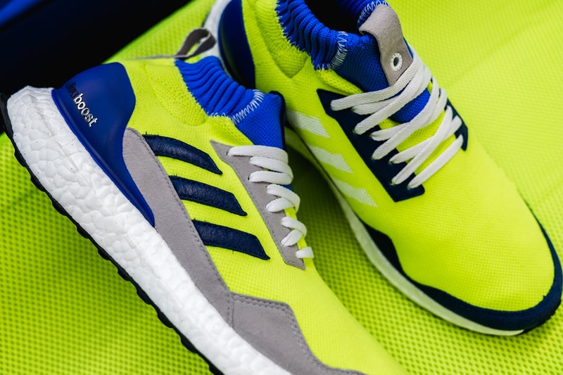 adidas Consortium UltraBOOST Mid Prototype proto midproto Release Info blue green grey gray volt neon navy white information date