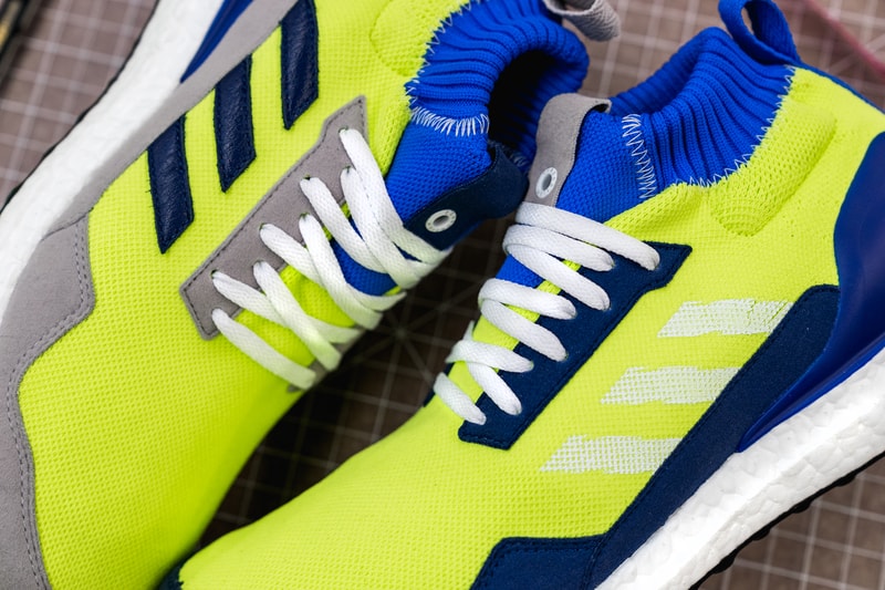 adidas Consortium UltraBOOST Mid Prototype proto midproto Release Info blue green grey gray volt neon navy white information date