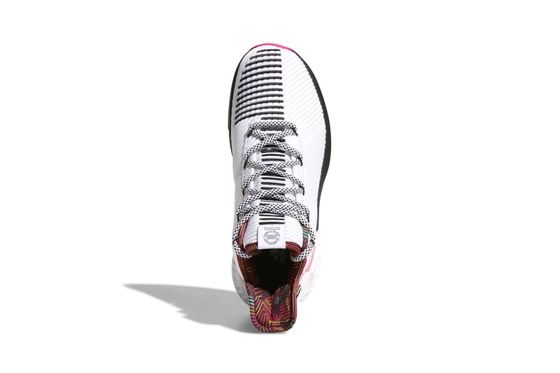 adidas D Rose 9 derrick rose sneakers footwear white pink black first look