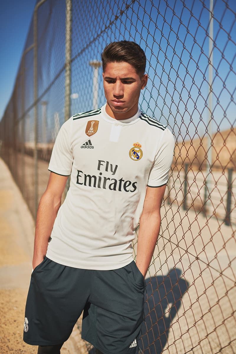 adidas Football Real Madrid 2018-19 Home/Away Jersey Bale Benzema Hakimi Marcelo Nacho Navas Vasquez Champions League Final